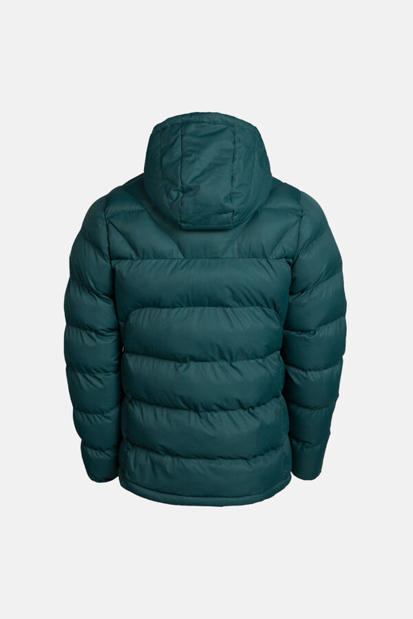 Izas Chaqueta rellena de fibra repelente al agua verde