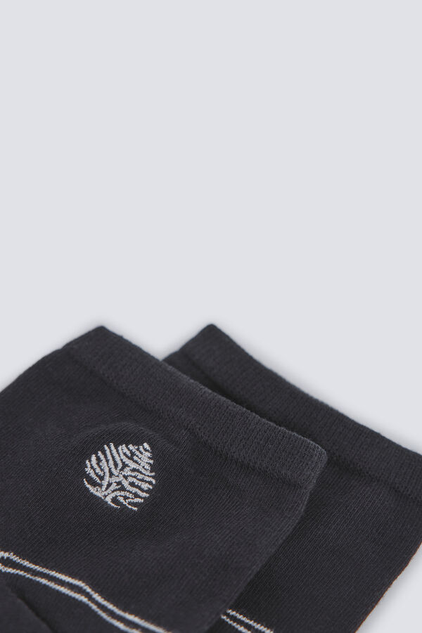 Springfield Springfield logo ankle sock black