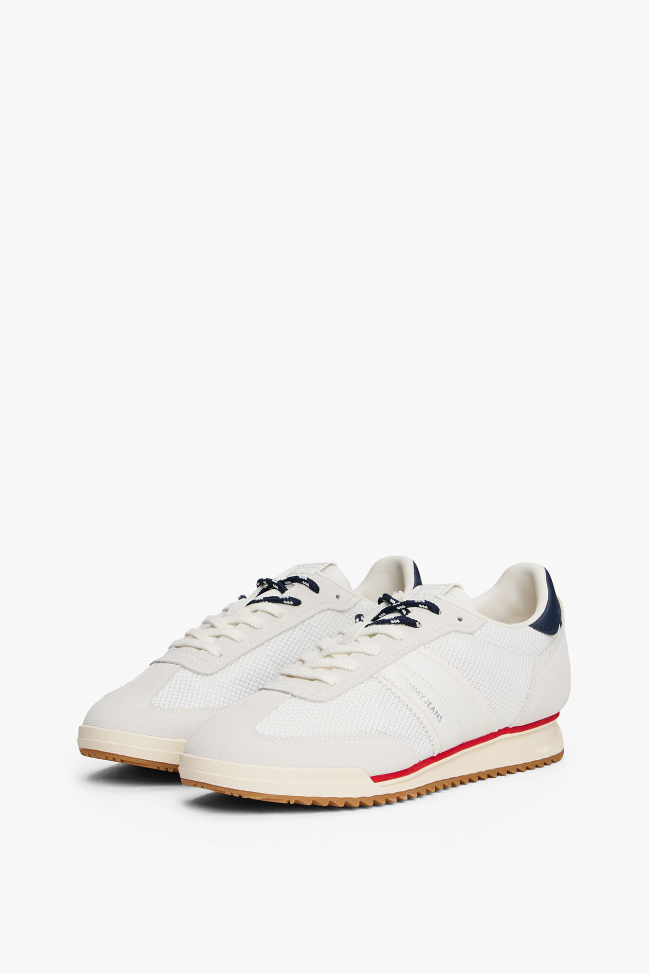 Tommy Jeans Zapatilla Tommy Jeans blanca con detalles en azul y rojo