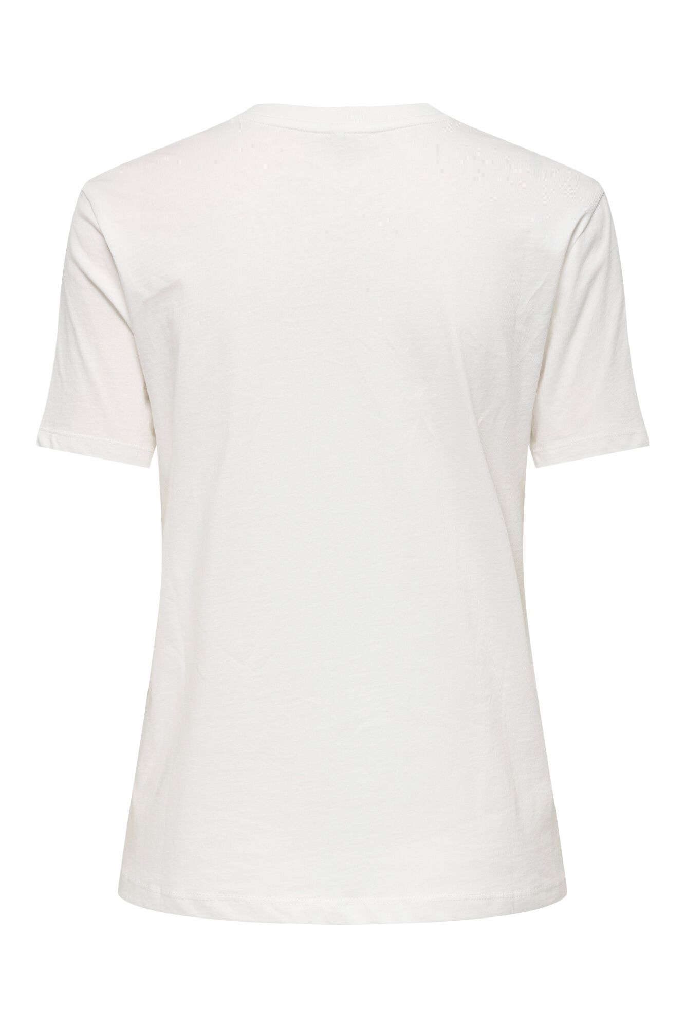 Only T-shirt de manga curta gola em bico