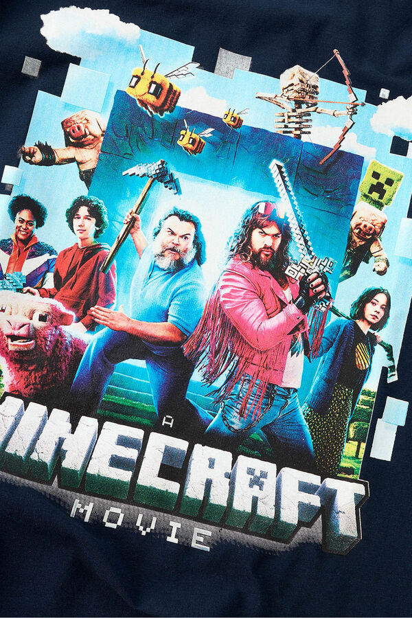 Name It Camiseta Minecraft para meninos azul