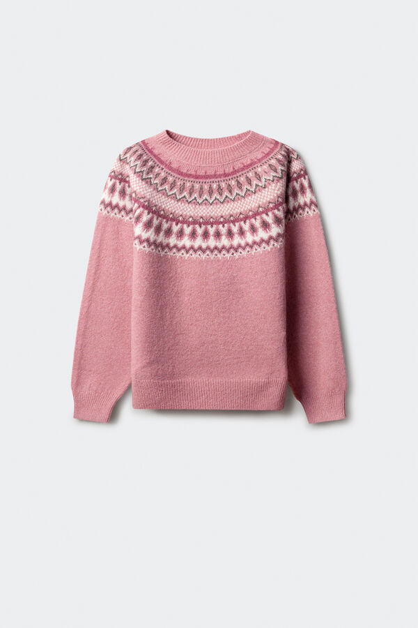 Springfield Kids Grčki džemper za devojčice Roze
