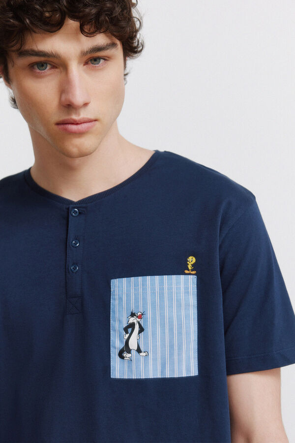 Springfield Pijama corto Looney Tunes azul