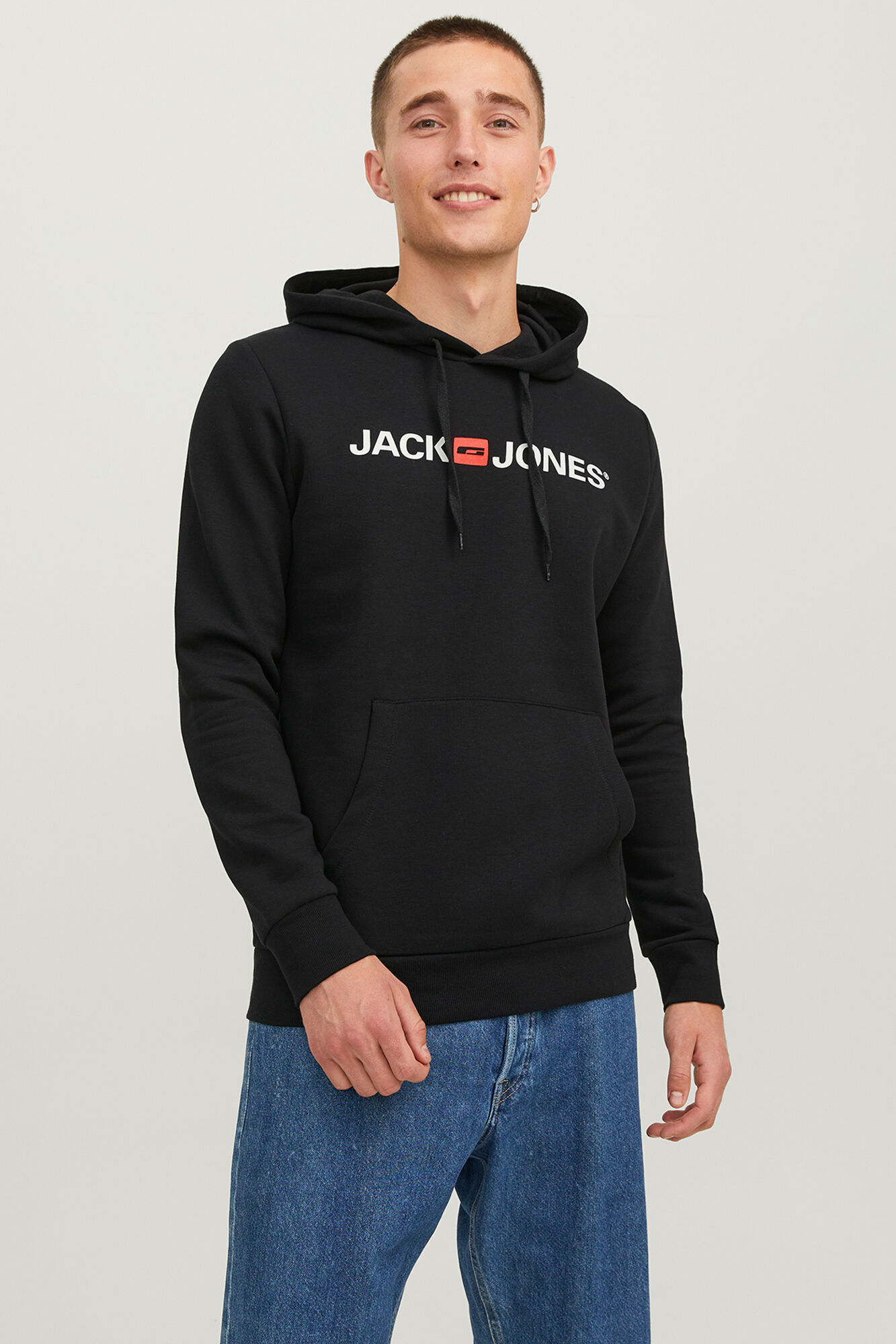Jack & Jones Sweatshirt regular com capuz