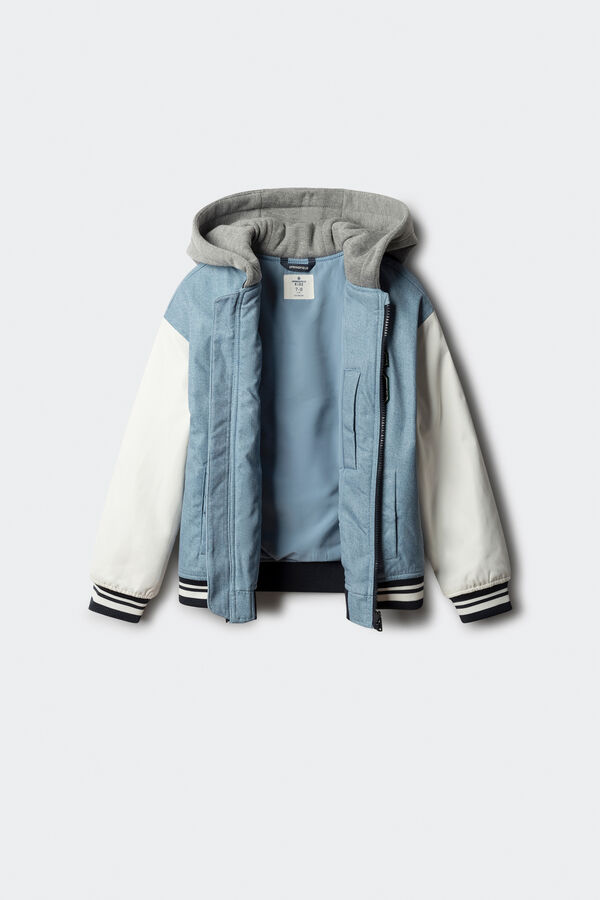 Springfield Kids Boys' varsity baseball jacket Plava