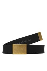 Jack & Jones Cinto de fita ajust&aacute;vel preto