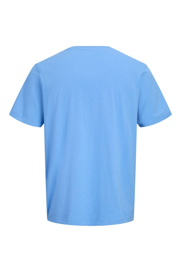 Jack & Jones Camiseta print frontal azul