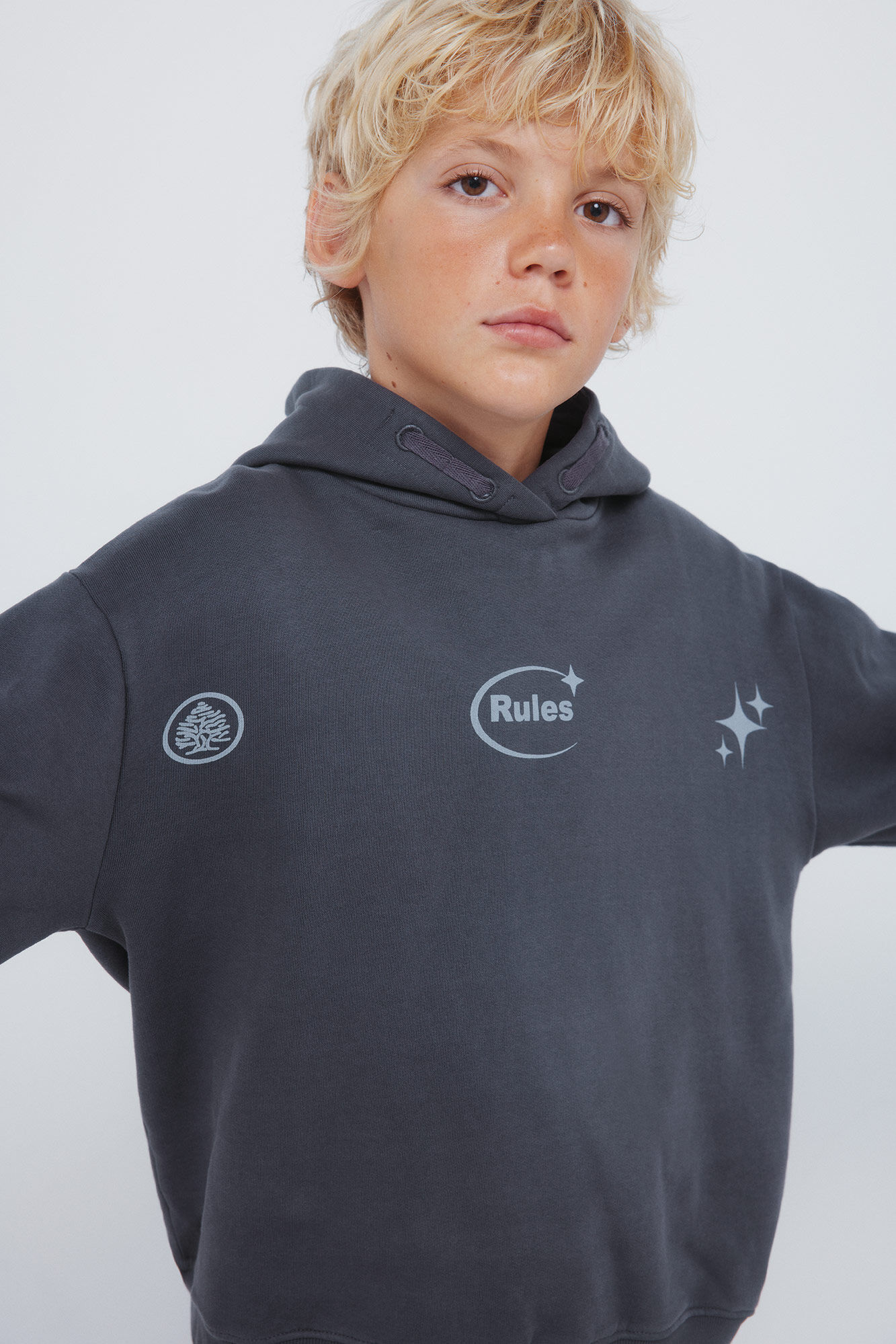 Springfield Kids Sudadera con capucha "Embrace the mess" ni&ntilde;o