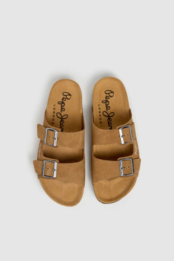 Pepe Jeans Sandalias anat&oacute;micas beige
