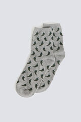 Springfield Duge čarape dezen paprika Siva