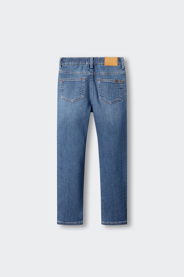 Springfield Kids Pantal&oacute;n denim knit ni&ntilde;o azul