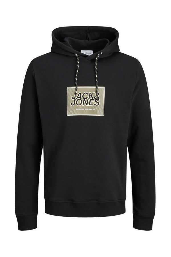 Jack & Jones Sweatshirt capuz preto