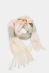 Springfield Bufanda rayas pasteles tostado