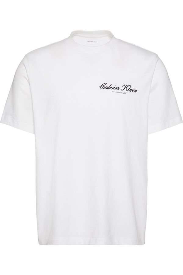 Calvin Klein Camiseta easy fit blanco