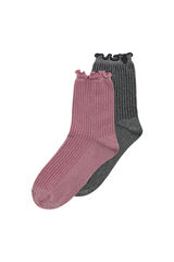 Only Girls Calcetines brillantes morado/lila