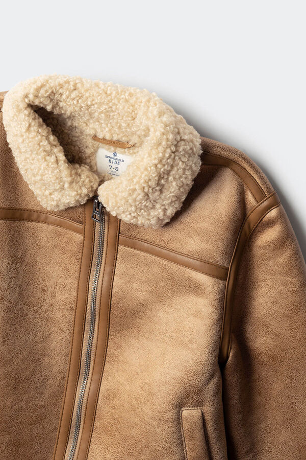 Springfield Kids Dečija pilotska jakna Braon