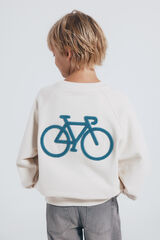 Springfield Kids Children's hood bike sweatshirt Bež