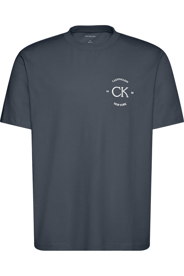 CK Jeans Camiseta con gr&aacute;fico gris