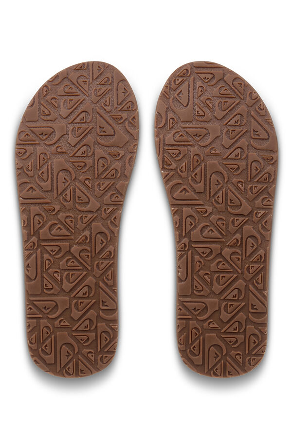 Quiksilver Sandalias con tira anat&oacute;mica marr&oacute;n