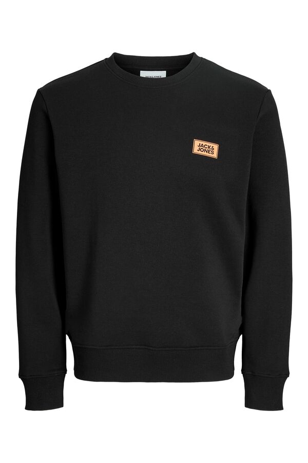 Jack & Jones Sweatshirt gola redonda preto