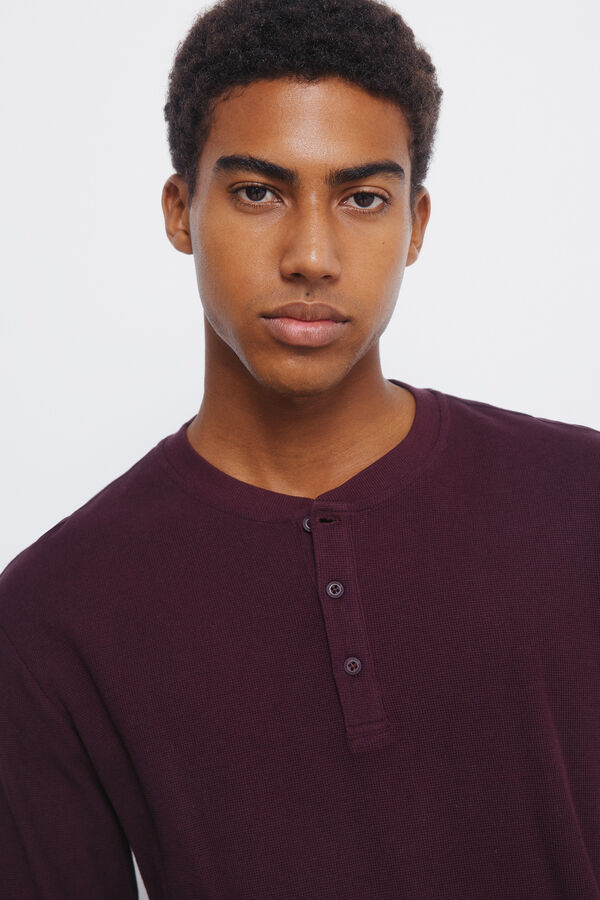 Springfield Majica rukav sa kragna sa dugmićima majica Narandžasta