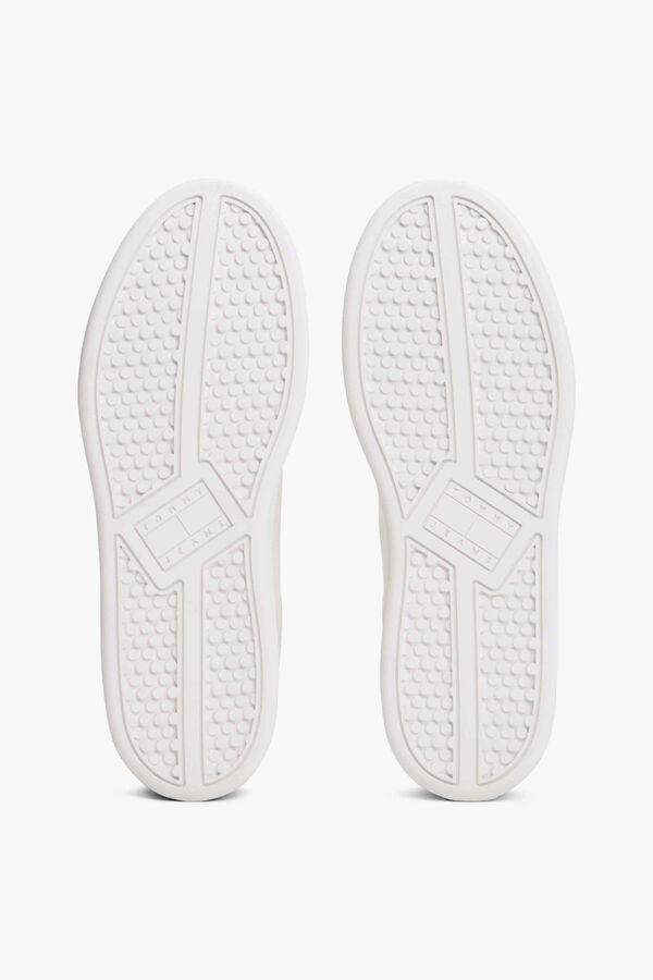 Tommy Jeans Zapatillas Tommy Jeans blancas con logo bandera blanco