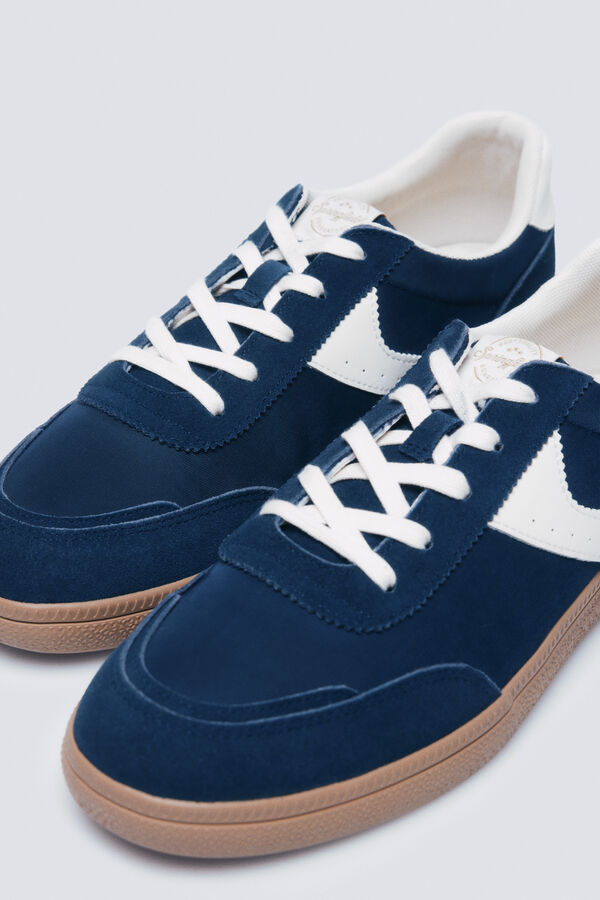 Springfield Zapatilla estilo retro azul