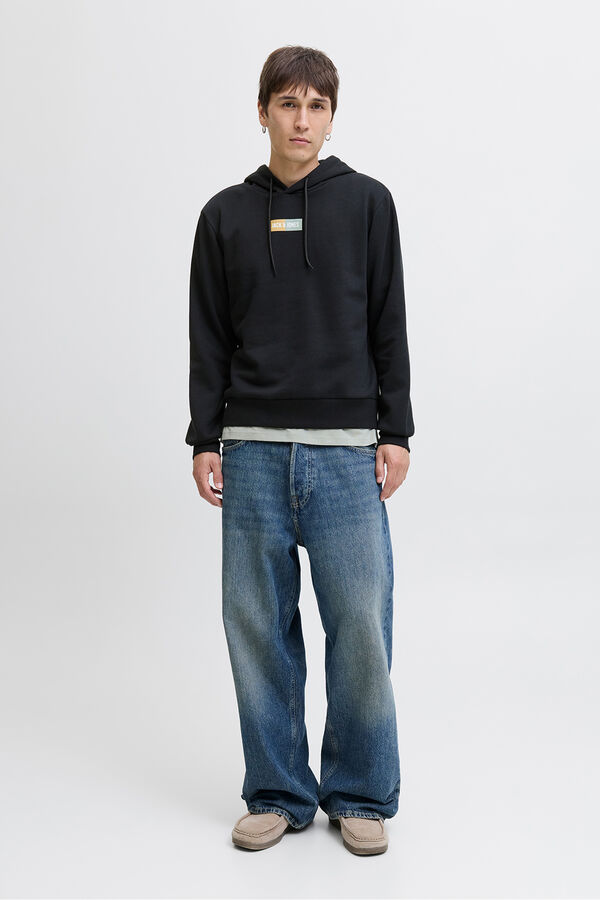Jack & Jones Sudadera regular fit negro