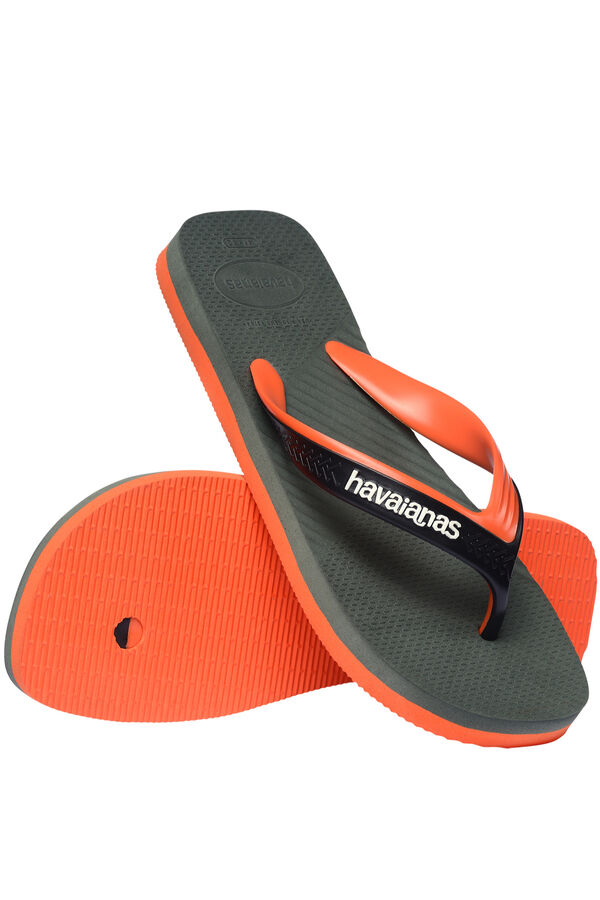 Havaianas Chanclas plataforma goma verde