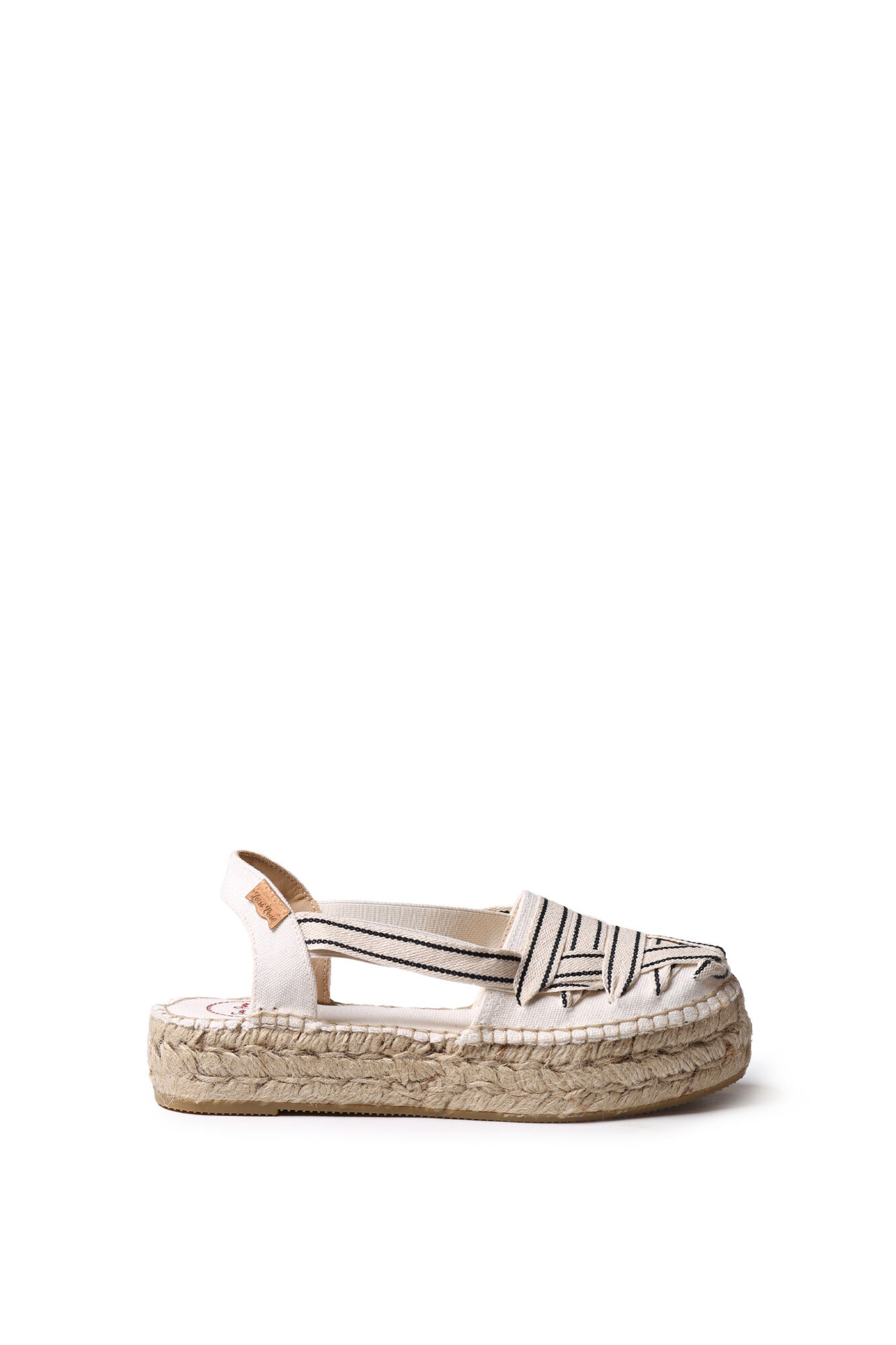 Toni Pons Alpercata rasa com tiras cruzadas