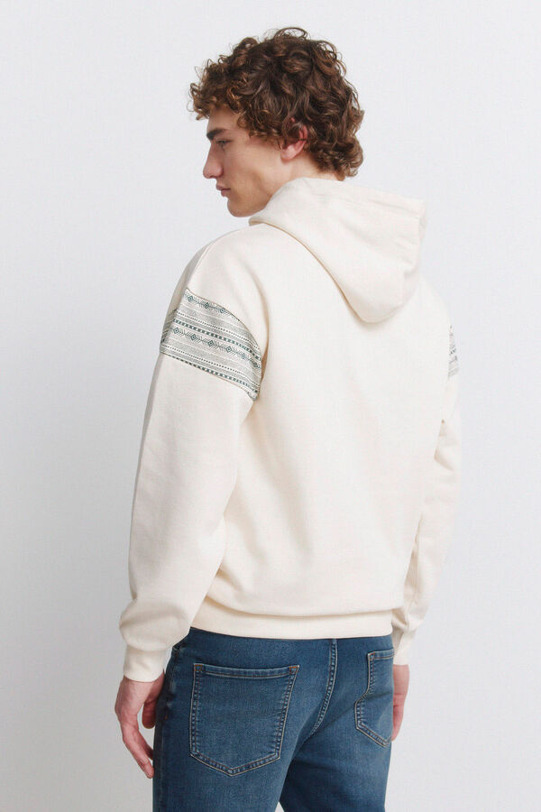 Springfield Etno duks sa kapuljačom i džepom Bež