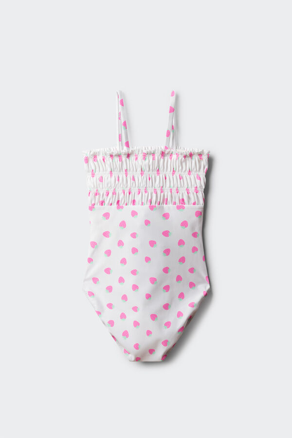 Springfield Kids Girls' strawberry swimwear beige