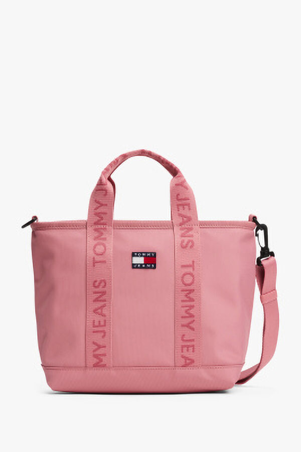 Tommy Jeans mini bolsa tote feminina rosa da Tommy Jeans. rosa