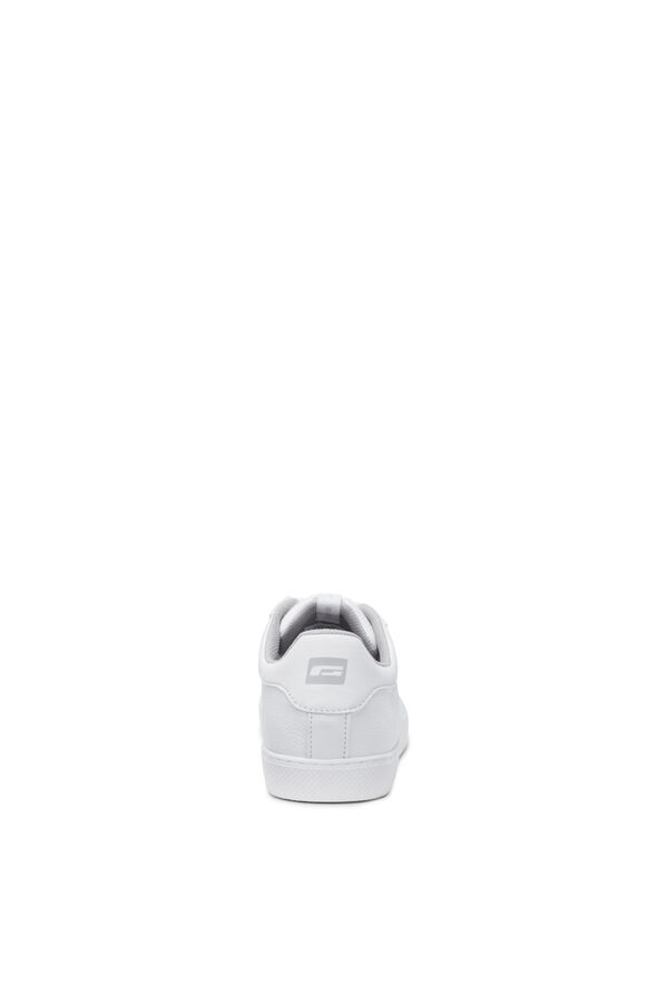 Jack & Jones Plain contrast sole trainers white