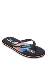 Quiksilver Chanclas con tira anat&oacute;mica negro
