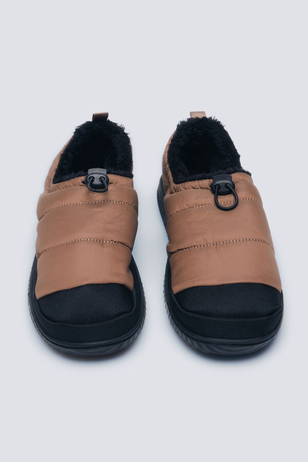 Springfield Sobna papuča od &scaron;tepana najlona Bež