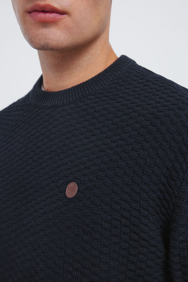 Springfield Džemper božićne strukture Plava