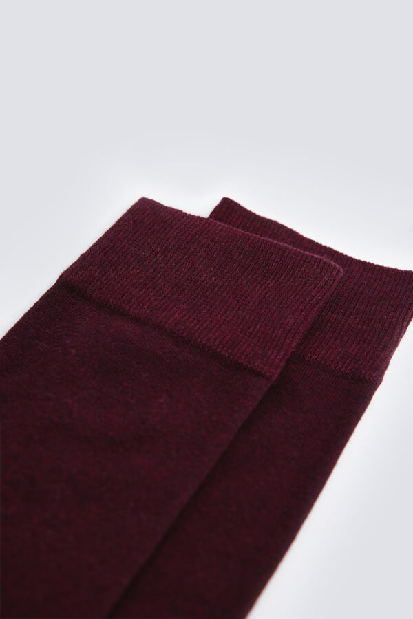Springfield Melanž čarape Bordo