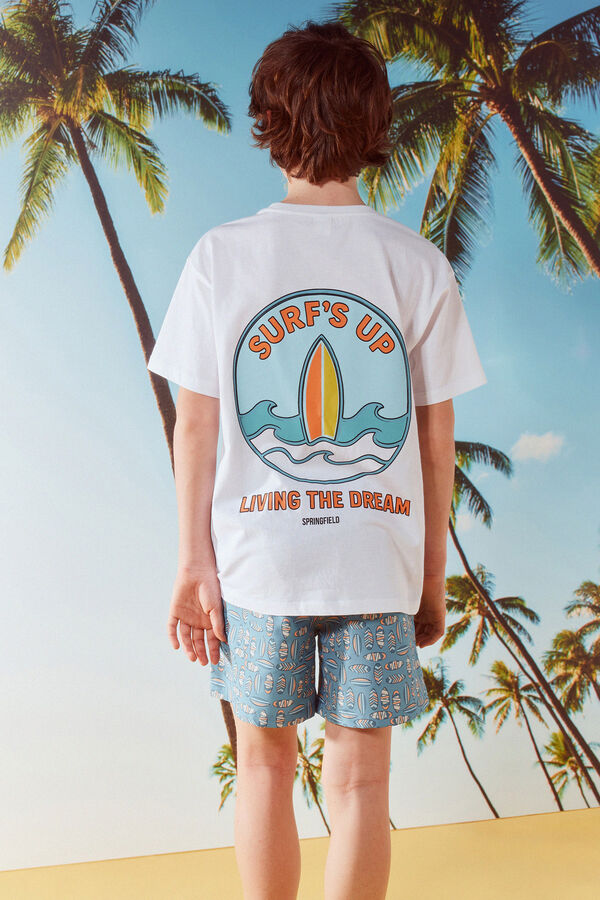 Springfield Kids Dečiji kupaći kostim za surfovanje Plava