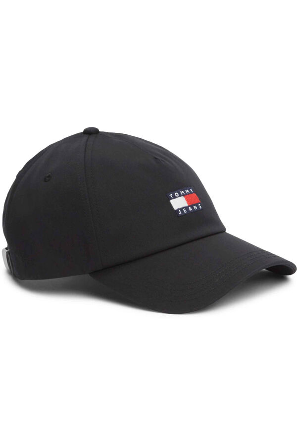 Tommy Jeans Gorra Tommy Jeans con bandera frontal negro