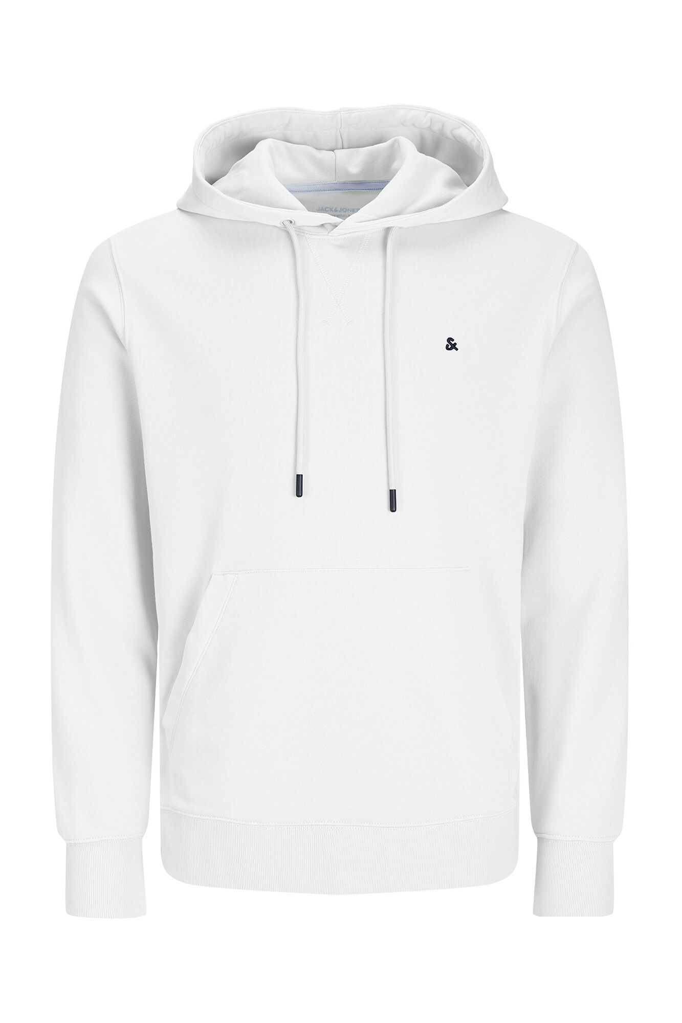 Jack & Jones Plain hooded fleece sweatshirt