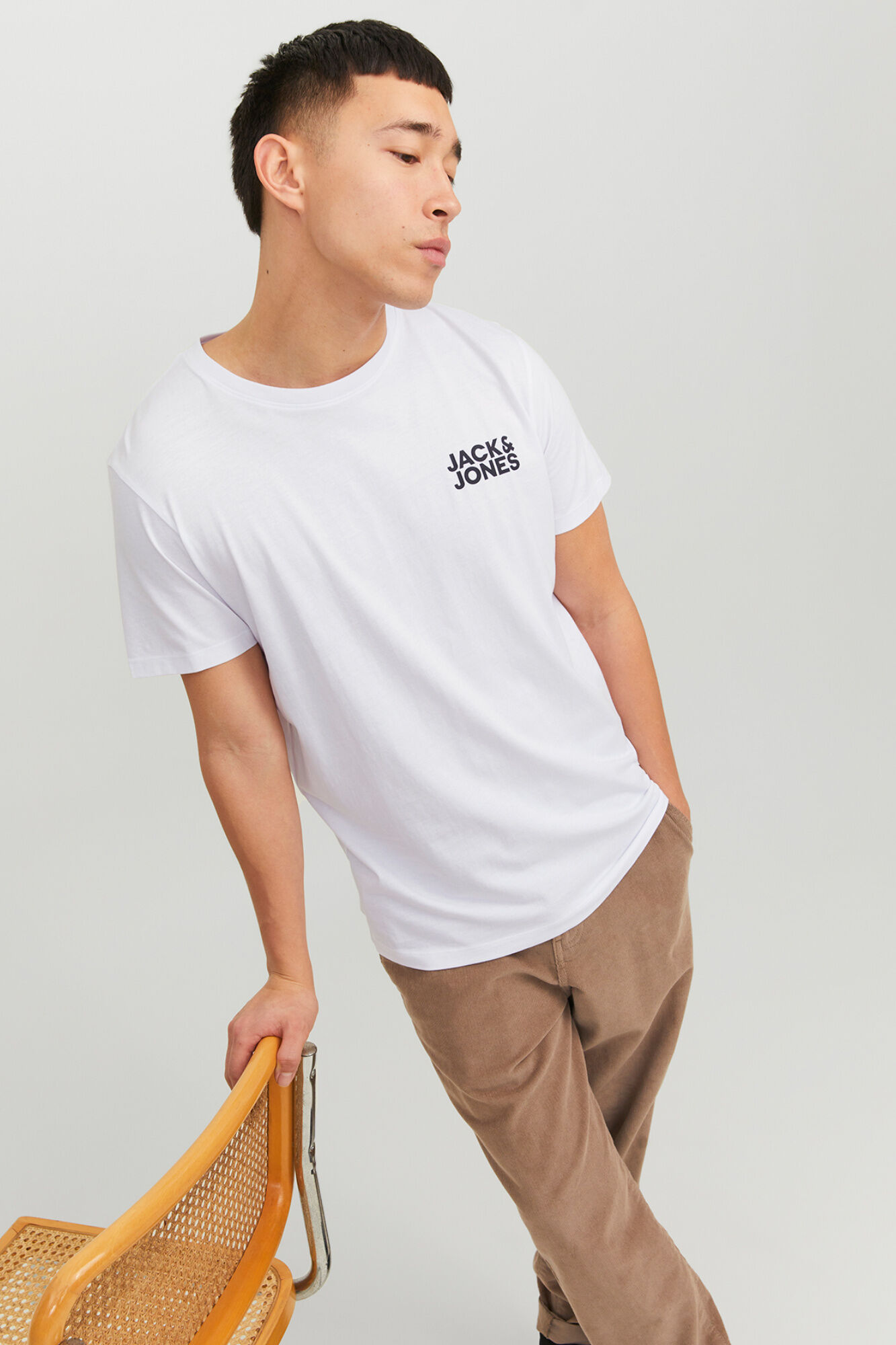 Jack & Jones T-shirt regular fit com logo pequeno