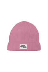 Only Girls Gorro de malha rosa