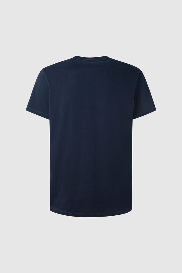 Pepe Jeans Camiseta manga corta logo azul
