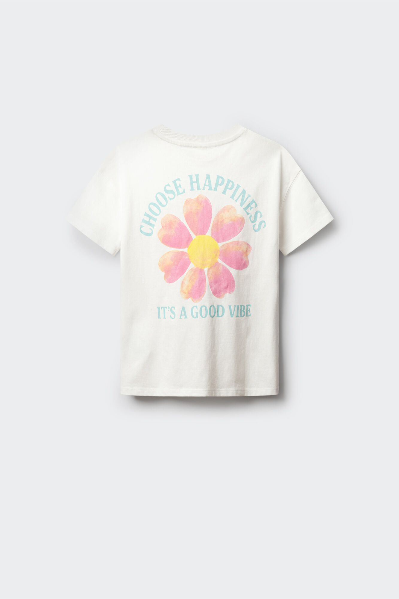 Springfield Kids Camiseta manga corta flor ni&ntilde;a