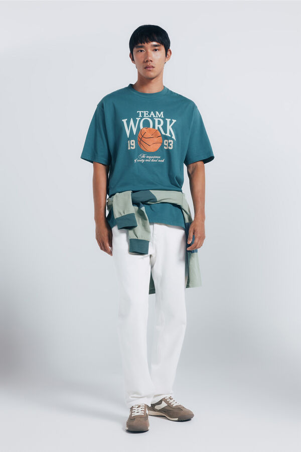 Springfield Teamwork T-shirt Plava