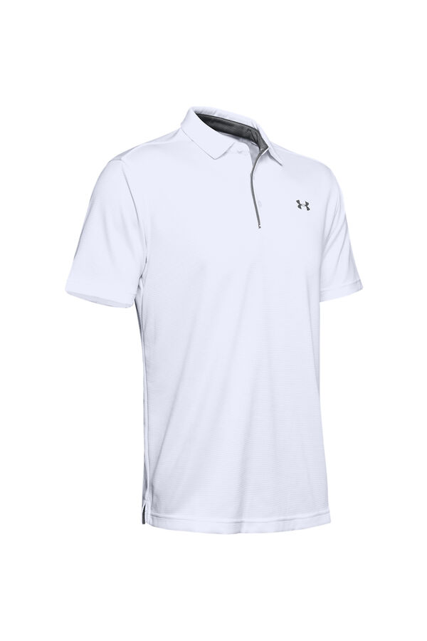 Under Armour Polo deportivo tejido t&eacute;cnico blanco