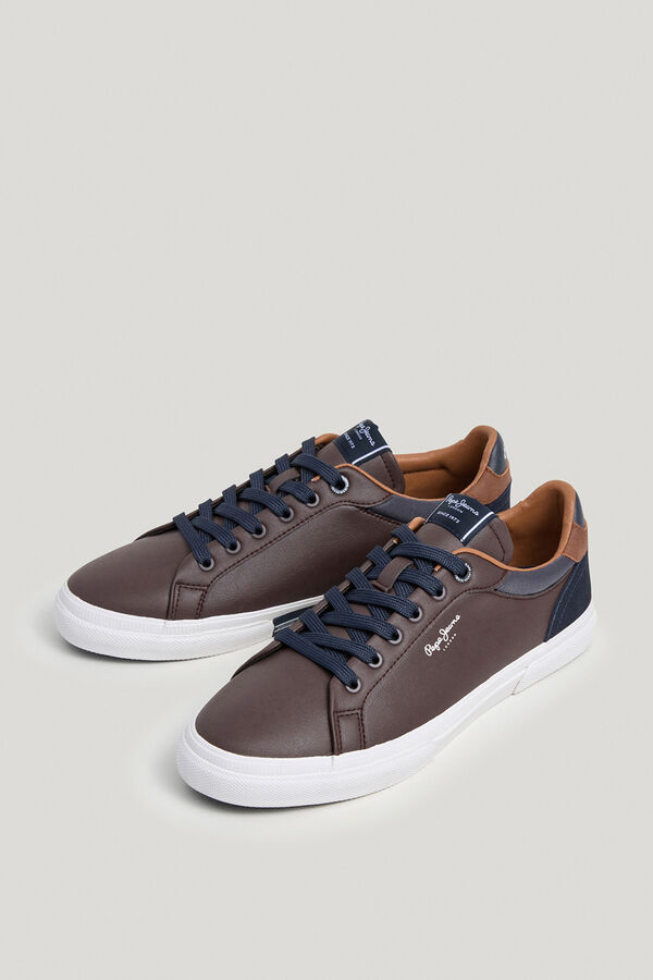 Pepe Jeans Zapatillas Kenton Court M marr&oacute;n