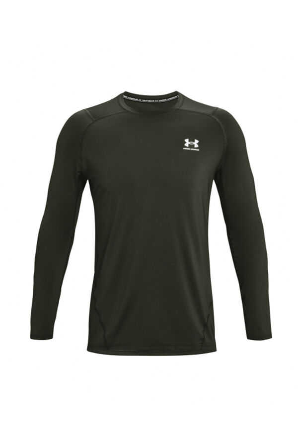 Under Armour Camiseta manga larga HeatGear Fitted kaki