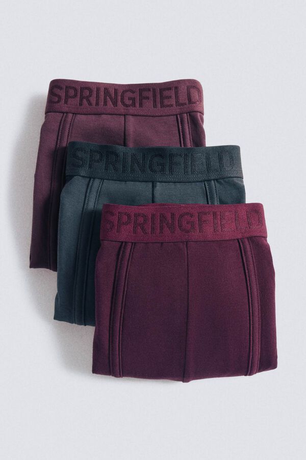 Springfield 3-pack boxers Bordo